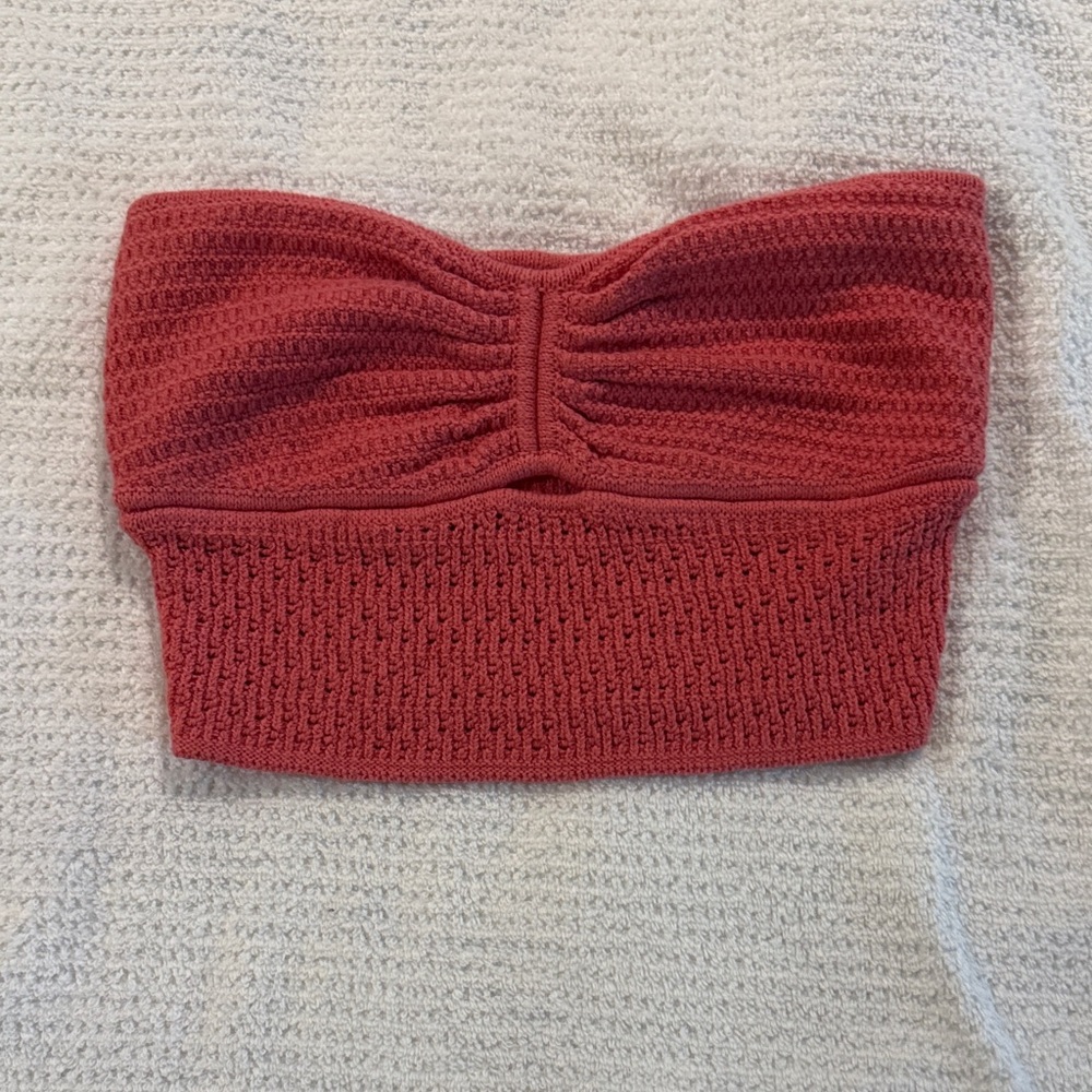 American Eagle Outfitters Red Tube Top